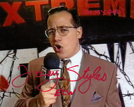 Joey Styles signed 8x10 Photo