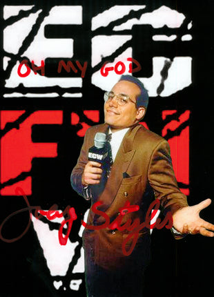 Joey Styles signed 8x10 Photo