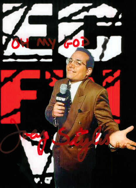 Joey Styles signed 8x10 Photo