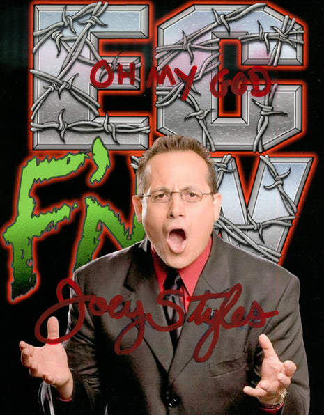 Joey Styles signed 8x10 Photo