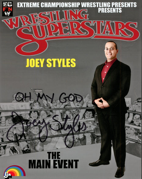 Joey Styles signed 8x10 Photo
