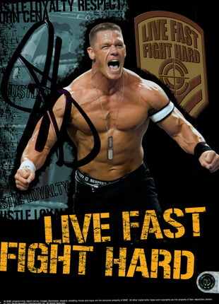 John Cena signed 8x10 Photo (w/ Beckett)