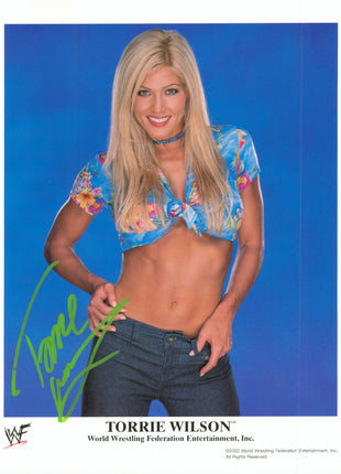 Torrie Wilson signed 8x10 Photo