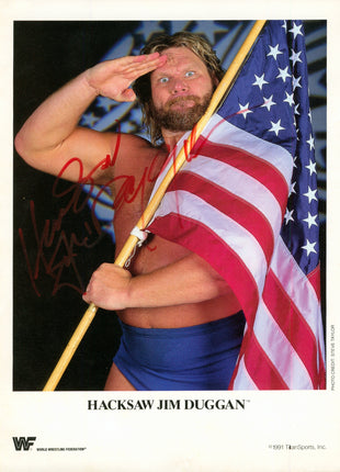 Jim Duggan signed 8x10 Photo