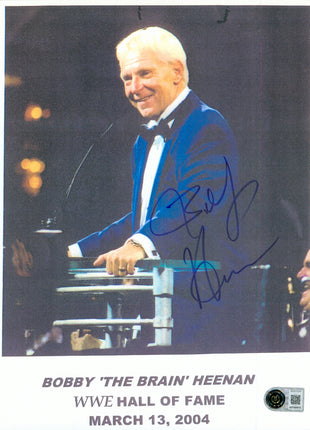 Bobby Heenan signed 8x10 Photo (w/ Beckett)