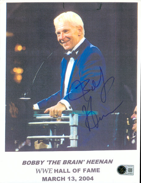 Bobby Heenan signed 8x10 Photo (w/ Beckett)