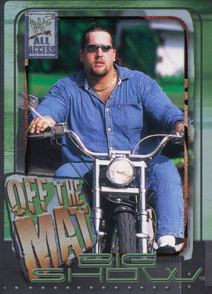 Big Show signed Trading Card #9 (In-studio Signing 9/26/26)