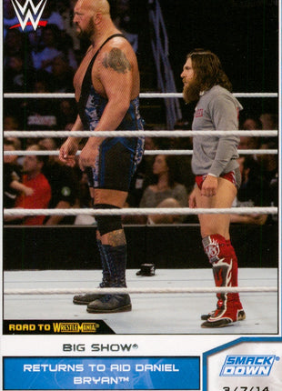 Big Show signed Trading Card #20 (In-studio Signing 9/26/26)