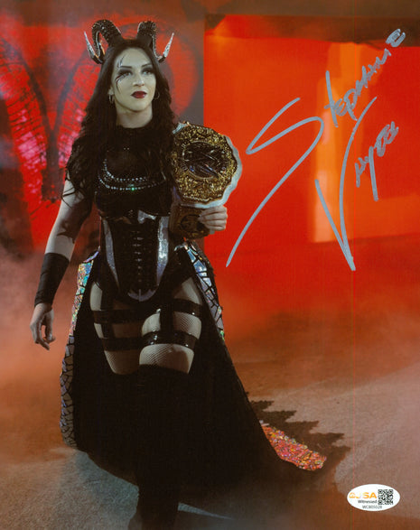 Stephanie Vaquer signed 8x10 Photo (w/ JSA)