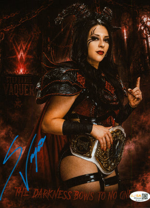Stephanie Vaquer signed 8x10 Photo (w/ JSA)