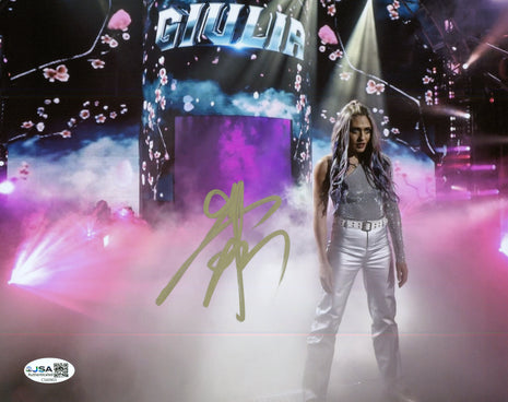 Giulia signed 8x10 Photo (w/ JSA)