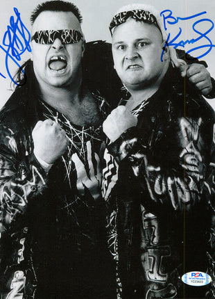 Brian Knobbs & Jerry Saggs dual signed 8x10 Photo (w/ JSA)