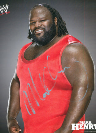 Mark Henry signed 8x10 Photo