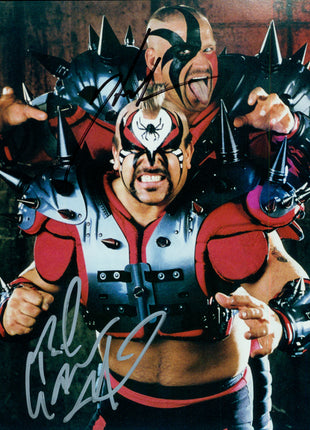 Hawk & Animal dual signed 8x10 Photo