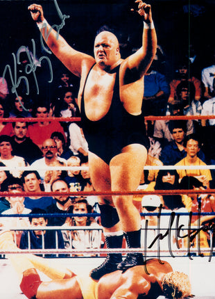 Hulk Hogan & King Kong Bundy dual signed 8x10 Photo