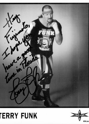 Terry Funk signed 8x10 Photo