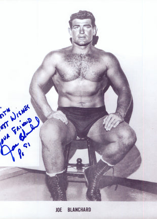 Joe Blanchard signed 8x10 Photo
