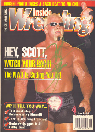 Scott Steiner signed Inside Wrestling Magazine May 2000