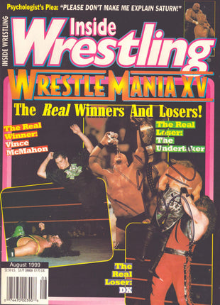 Steve Austin signed Inside Wrestling Magazine August 1999