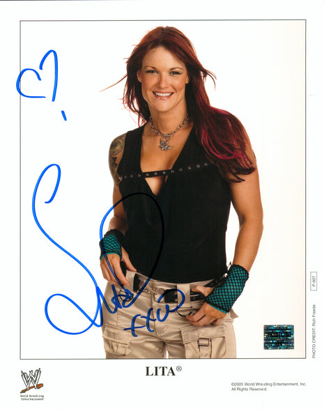 Lita signed 8x10 Photo