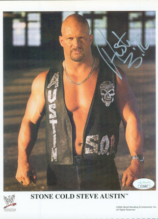 Stone Cold Steve Austin signed 8x10 Photo (w/ JSA)