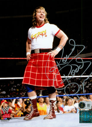 Rowdy Roddy Piper signed 8x10 Photo (w/ Beckett)