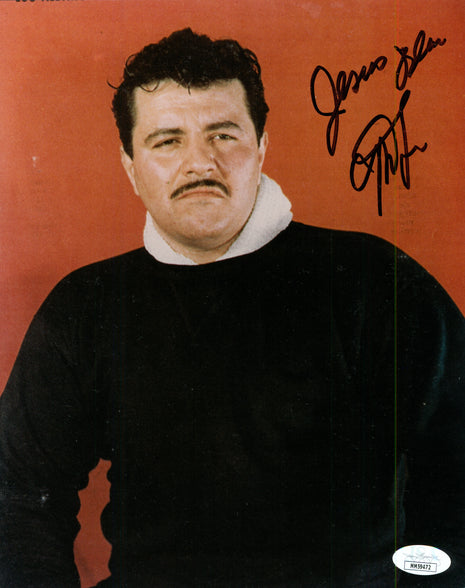 Lou Albano signed 8x10 Photo (w/ JSA)