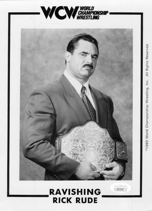 Rick Rude signed 8x10 Photo (w/ JSA)