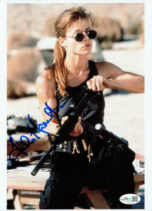 Linda Hamilton (Terminator) signed 8x10 Photo (w/ JSA)