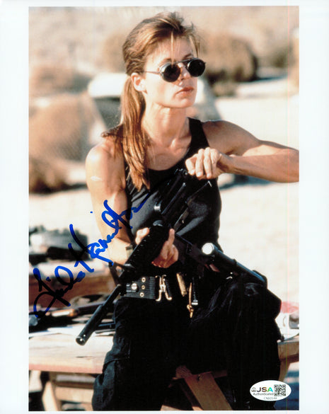 Linda Hamilton (Terminator) signed 8x10 Photo (w/ JSA)