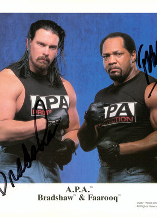 Bradshaw & Faarooq dual signed 8x10 Photo