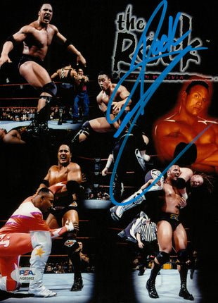 The Rock signed 8x10 Photo (w/ PSA)