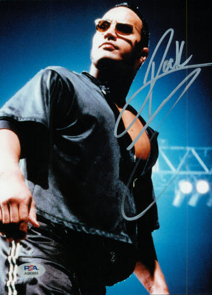The Rock signed 8x10 Photo (w/ PSA)