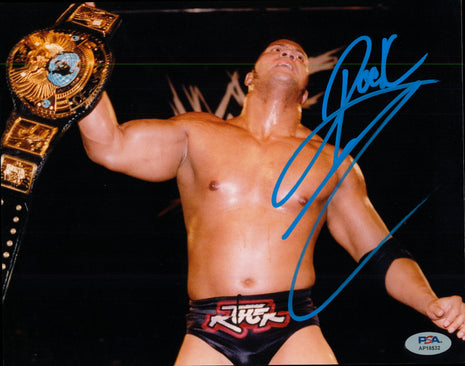 The Rock signed 8x10 Photo (w/ PSA)