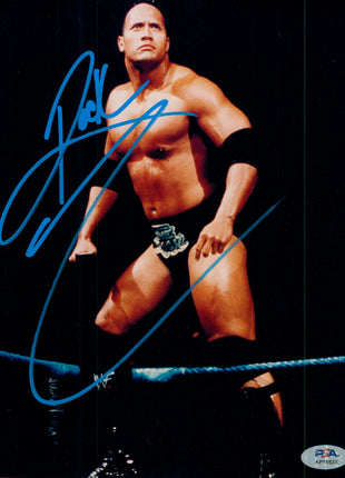 The Rock signed 8x10 Photo (w/ PSA)