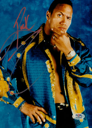 The Rock signed 8x10 Photo (w/ PSA)