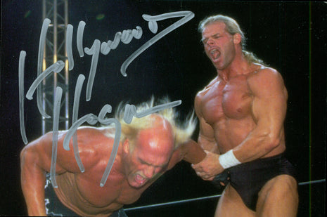 Hollywood Hogan signed 4x6 Photo Card