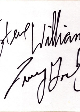 Steve Williams & Terry Gordy dual signed Japanese Shikishi Board