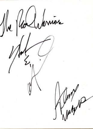 Hawk, Animal & Alexander Otsuka triple signed Japanese Shikishi Board