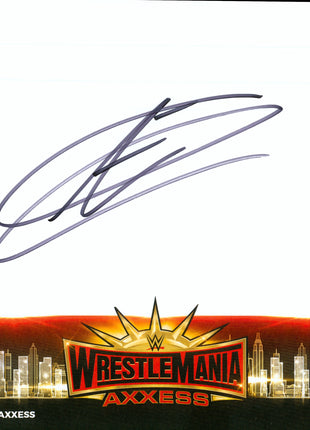 Aiden English signed WWE WrestleMania Axxess Placemat