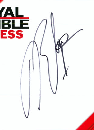 Rhino signed WWE Royal Rumble Axxess Placemat