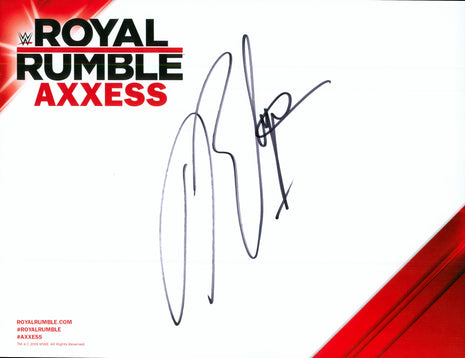 Rhino signed WWE Royal Rumble Axxess Placemat
