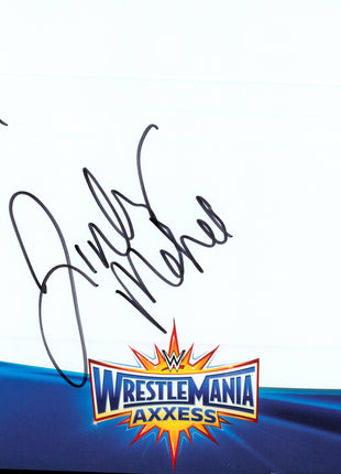 Jinder Mahal signed WWE WrestleMania Axxess Placemat