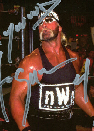 Hollywood Hogan signed 4x6 Photo Card