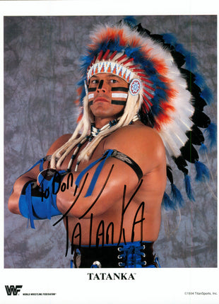 Tatanka signed 8x10 Photo