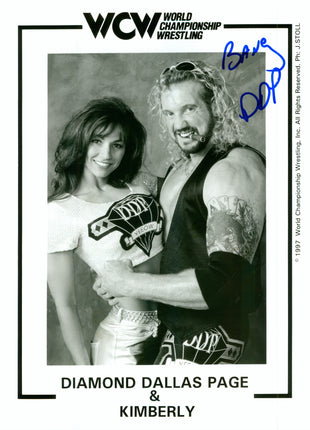 Diamond Dallas Page signed 8x10 Photo