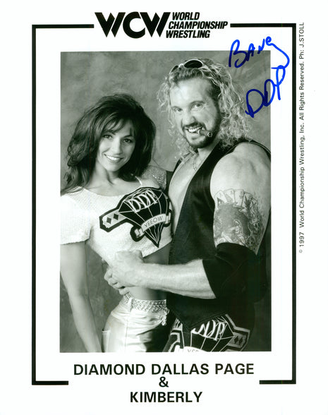 Diamond Dallas Page signed 8x10 Photo