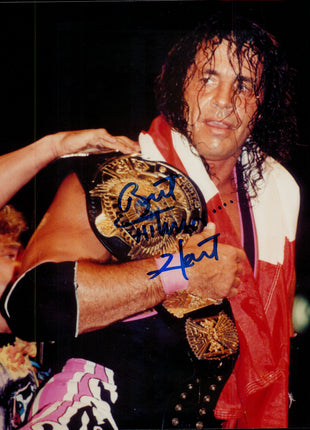 Bret Hart signed 8x10 Photo