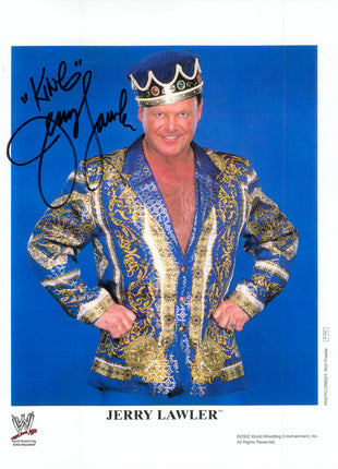 Jerry Lawler signed 8x10 Photo