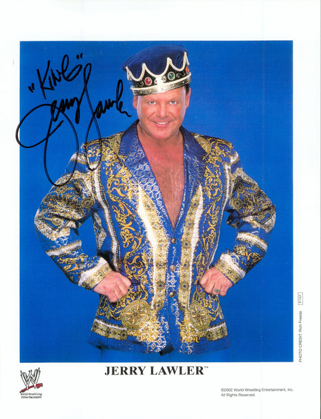 Jerry Lawler signed 8x10 Photo